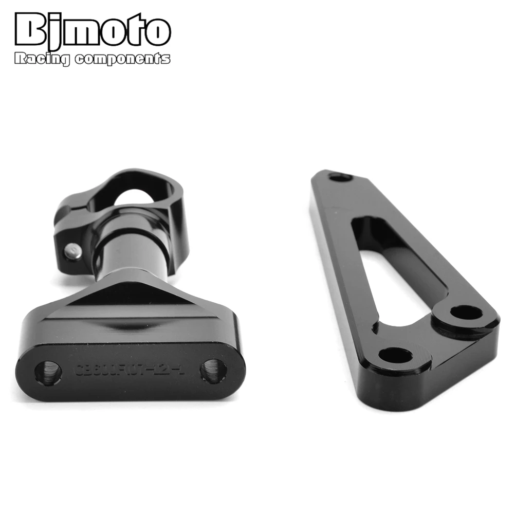 

BJMOTO For HONDA CB600F HORNET 2007-2016 CNC Aluminum Adjustable Steering Stabilize Damper Bracket Mount Support Kit