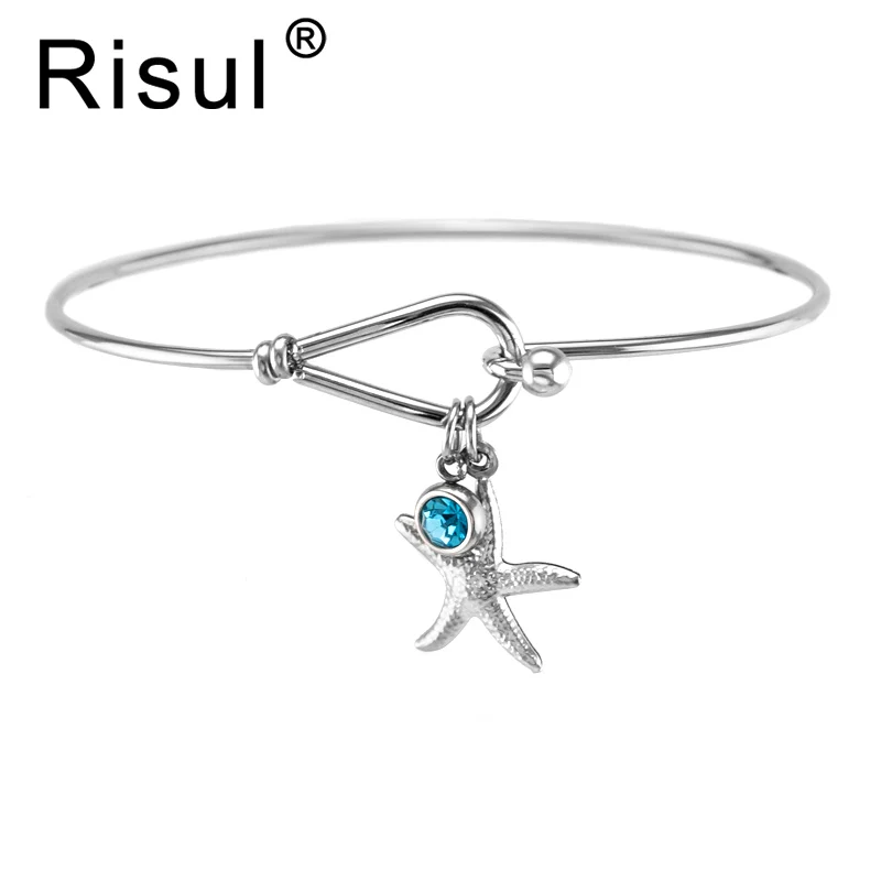 Женский подарок браслет с искусственной морской звездой сделайте свой