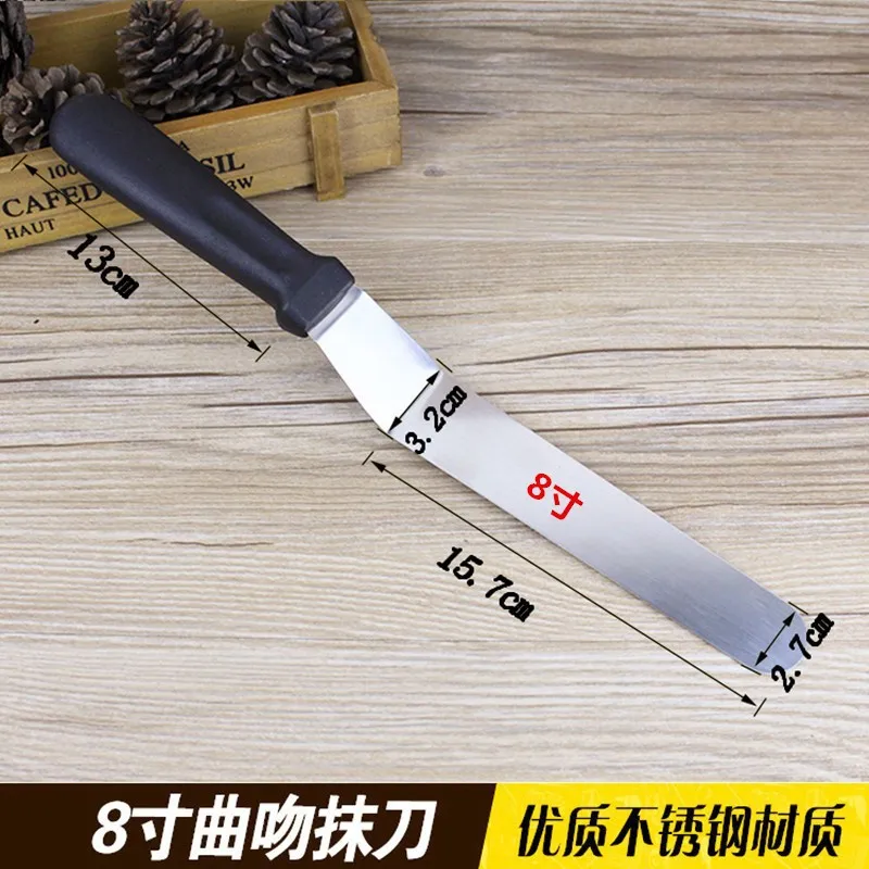8 inchesStainless Сталь масла нож для кремового торта лопатка торта-обледенения глазурь