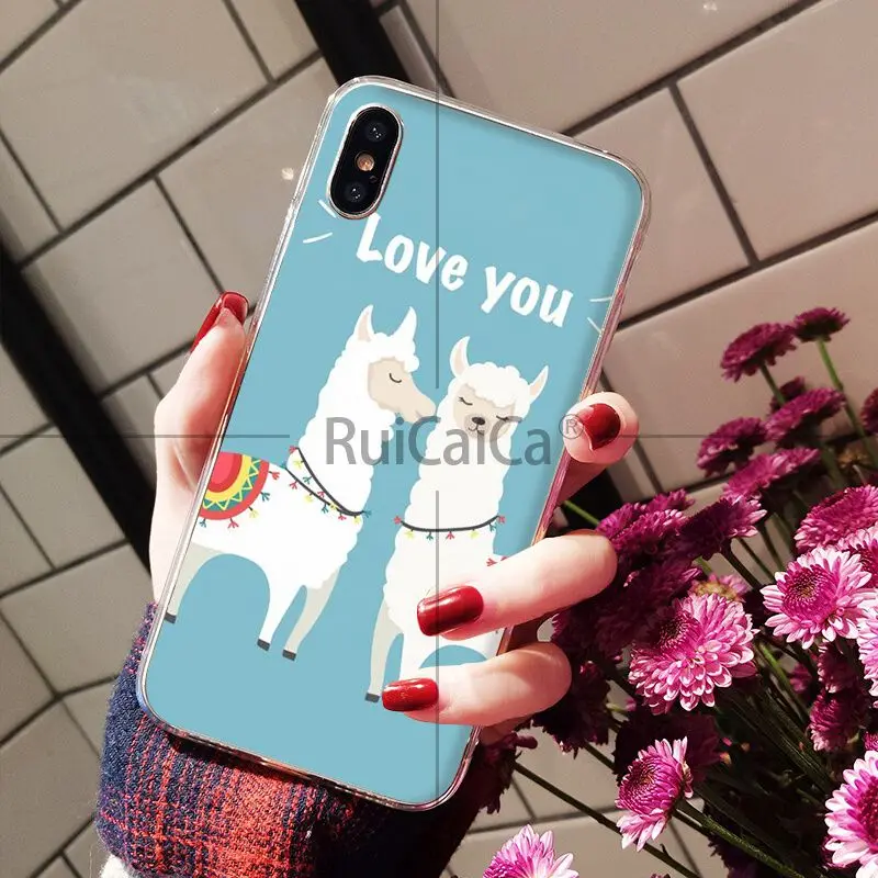 Ruicaica Lama Llama Alpacas Новинка чехол для телефона Fundas iPhone 6S 6plus 7 7plus 8 8Plus X Xs MAX 5 5S XR |