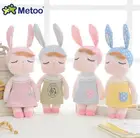 Кукла Metoo миниатюрная плюшевая, милая мультяшная зверушка, детские игрушки для девочек, подарок на день рождения, Рождество, ангела, кролик