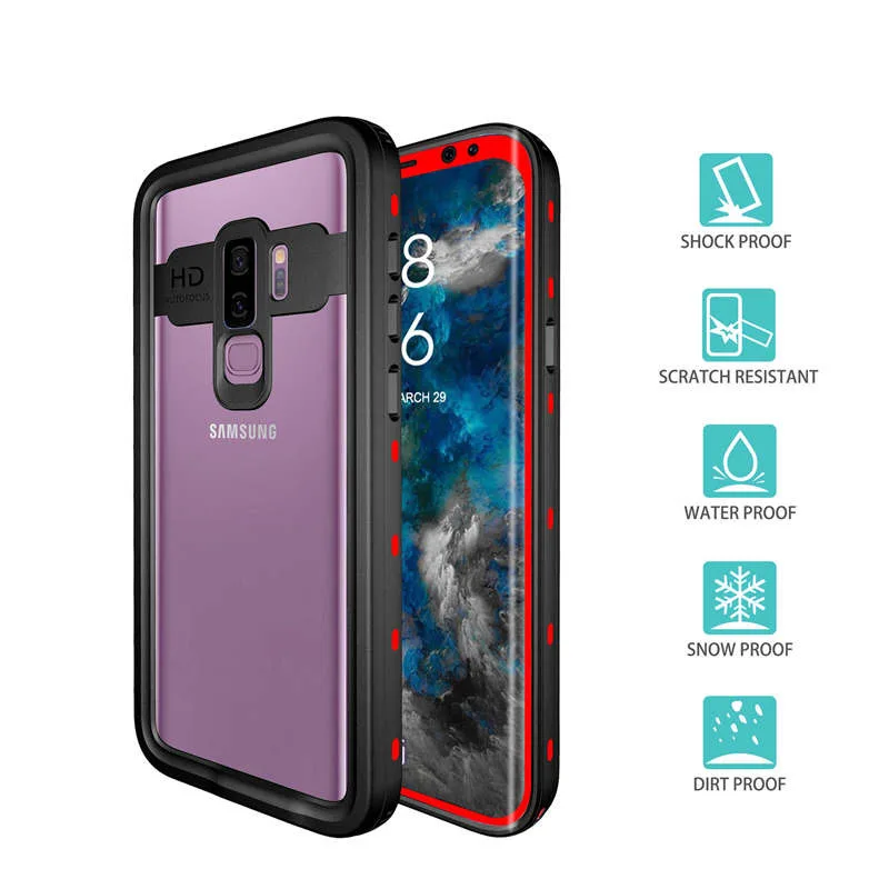 Red Red Pepper IP68 Водонепроницаемый чехол для samsung Galaxy S9 плюс для подводного плавания дайвинга Coque противоударный чехол Fundas - Цвет: Red