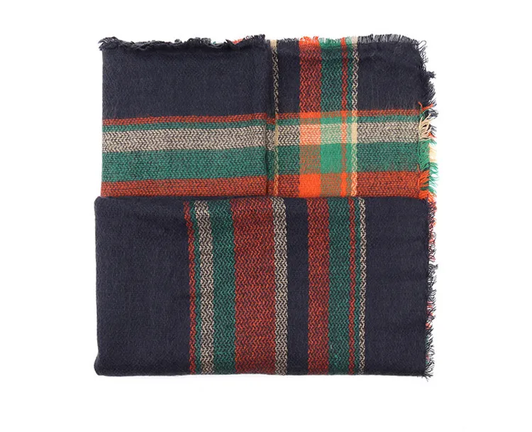 Новый Зимний кашемировый шарф POBING новый дизайн 2017 Женский клетчатый шали и