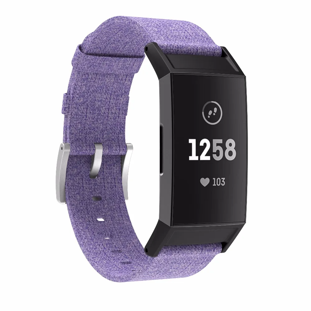 Ремешок на запястье ремни для Fitbit Charge 3 умный Браслет тканый браслет холст замена часы ремешок для Fitbit Charge3