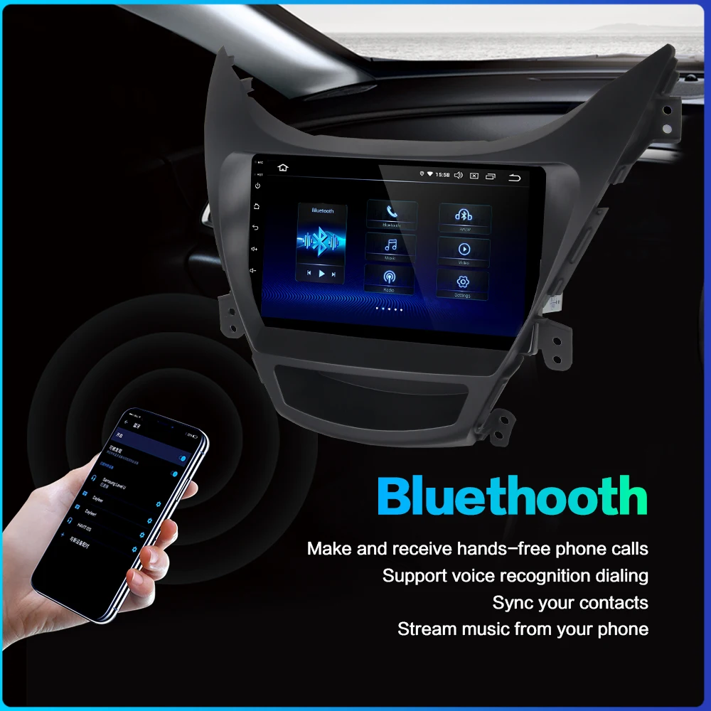 Dasaita автомобильное радио Android 9 0 для Hyundai Elantra мультимедиа 2016 2017 USB 64 ГБ ROM