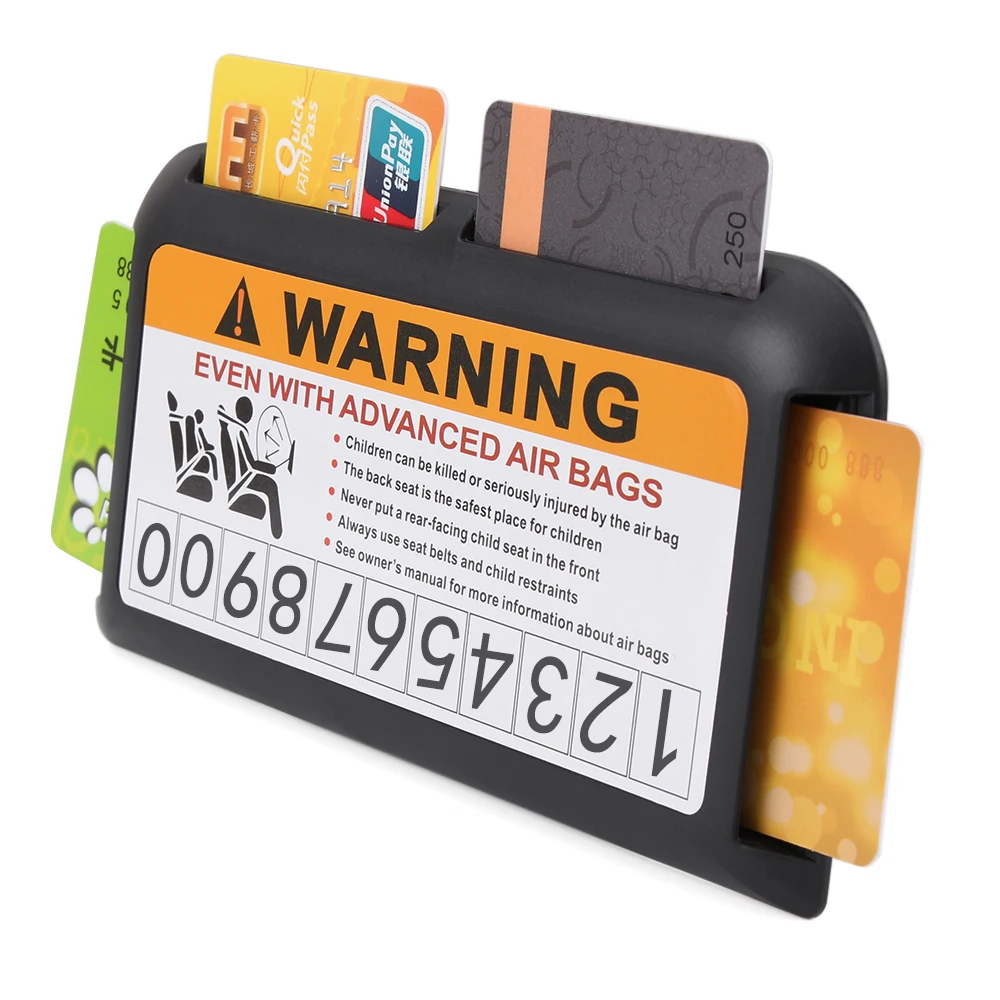 Стайлинга автомобилей Солнцезащитный козырек держатель карты парковки