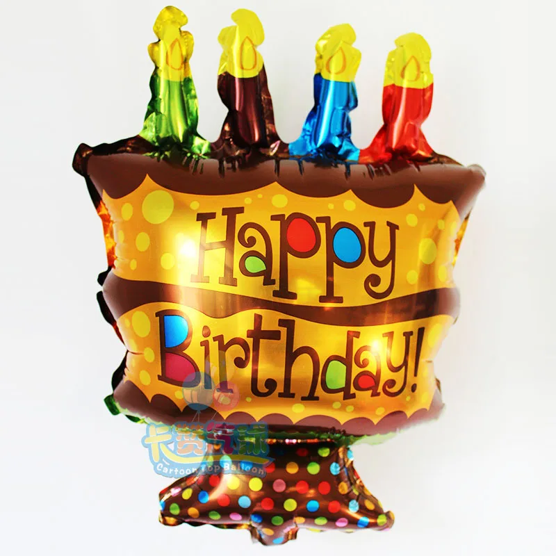 Горячие 36*26 см мини globos фольгированные шары для торта ко дню рождения с днем