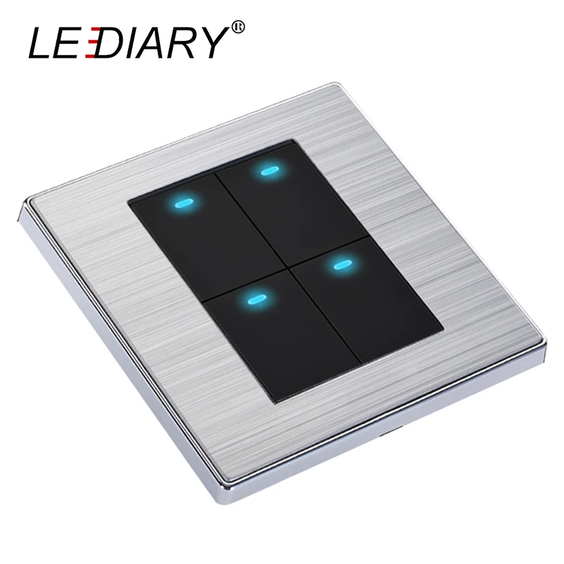 Светодиодный выключатель IARY из нержавеющей стали Настенные переключатели с 1