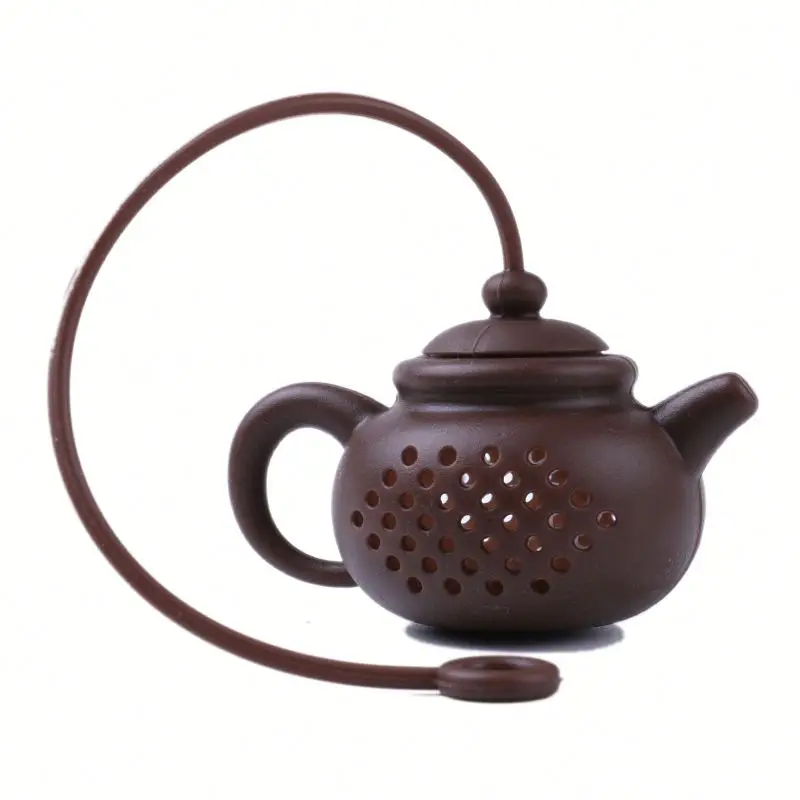

MOFUNYO Cute Tea Pot Silicone Tea Infuser Strainers Filter