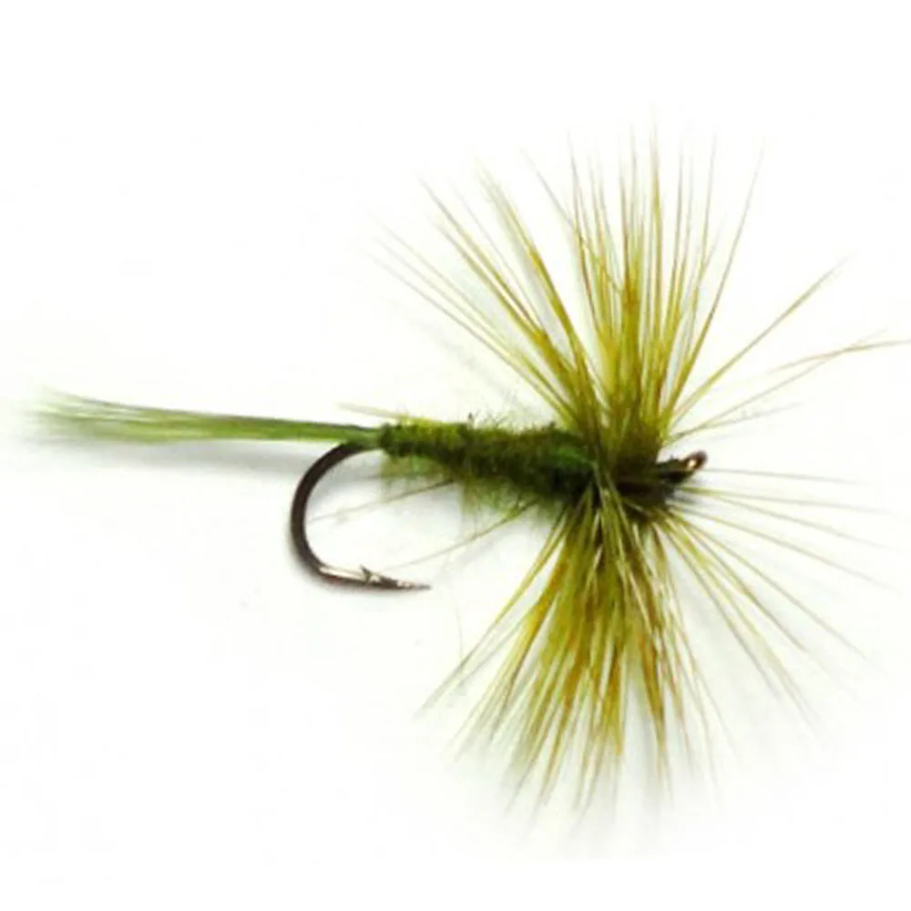 6 шт. Aventik Olive Dun сухие мухи для ловли форели нахлыстом разные размеры рыбы|trout