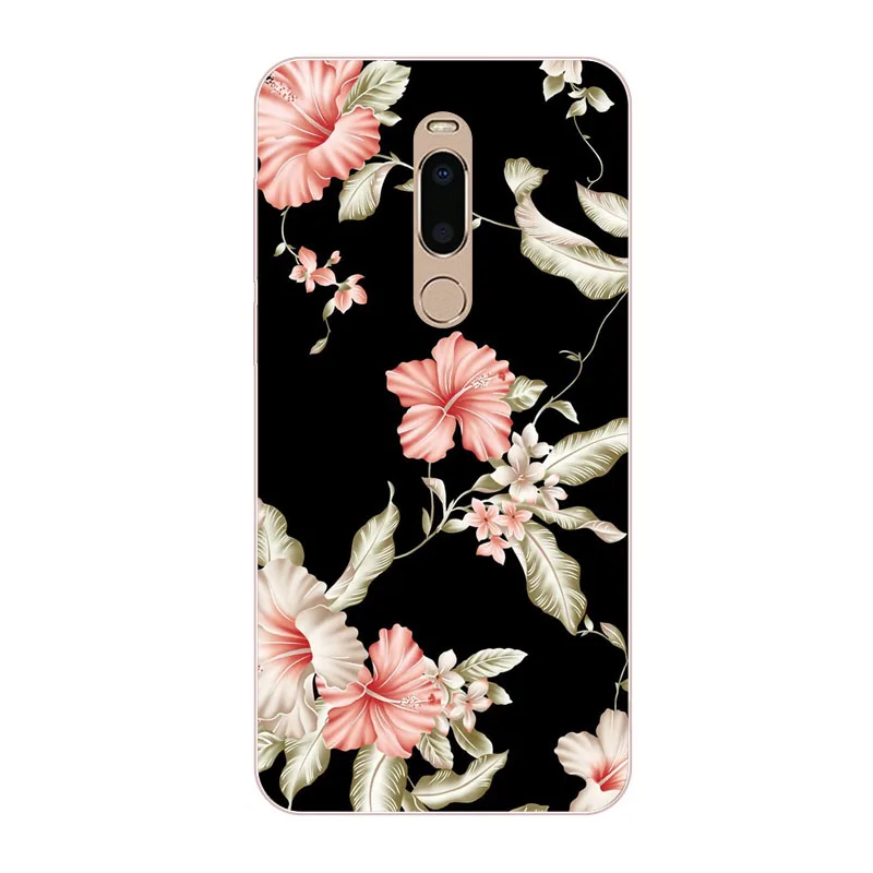 Чехол для meizu m6t мягкий чехол из ТПУ с рисунком цветов кремния защитный телефона |