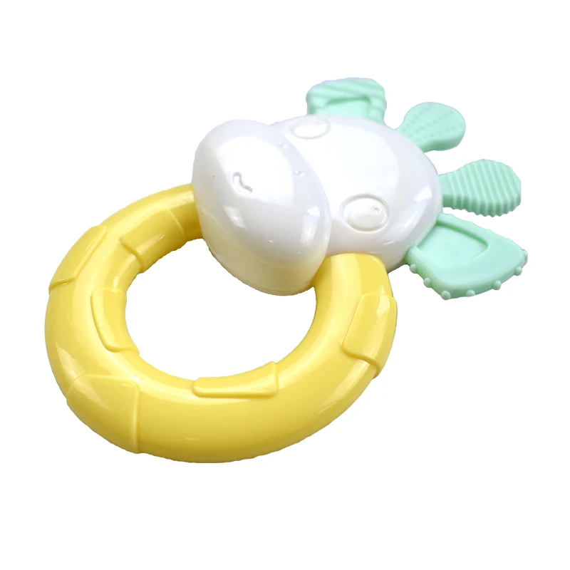 Cartoon Cow Toy Baby Rattle Bed Bell Ring Molar Plastic Teether Educational Toys Newborn 0-12 Months | Игрушки и хобби