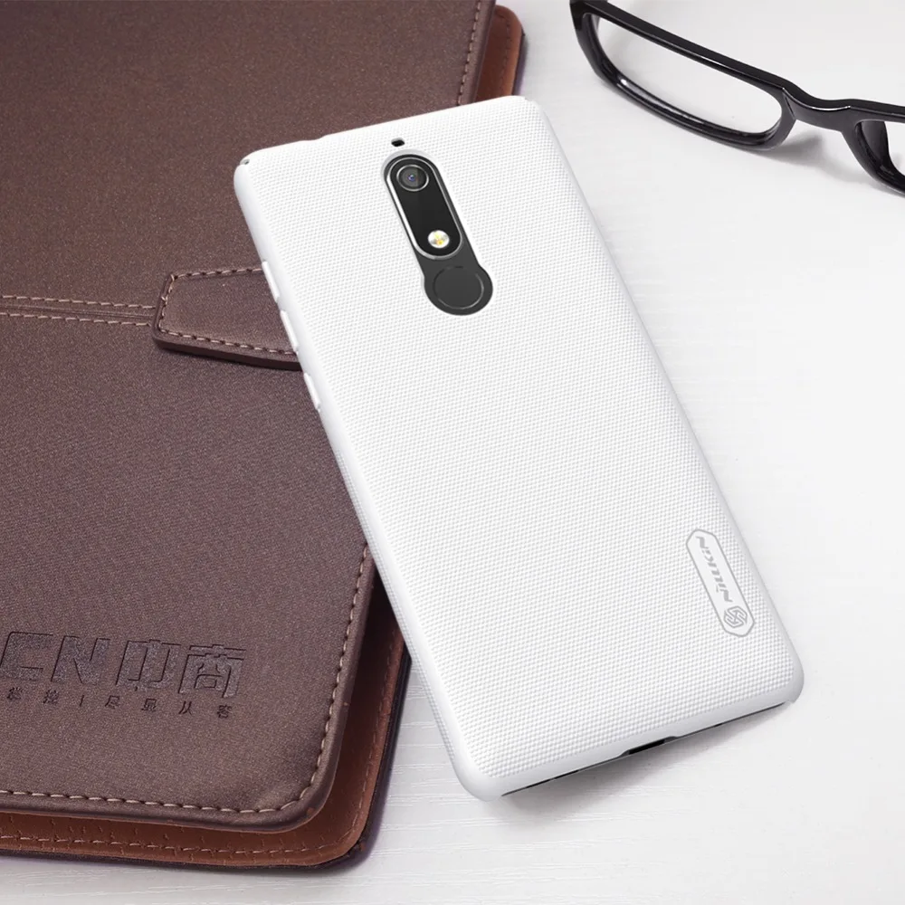 Матовый чехол NILLKIN для Nokia 5,1 из жесткого поликарбоната, пластиковый матовый чехол на заднюю панель, чехол для телефона s для Nokia 5,1 в подарок
