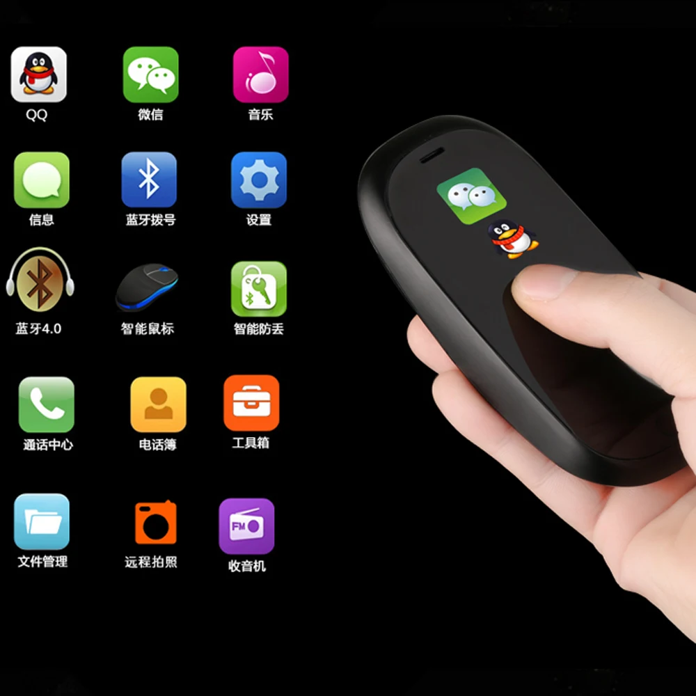 Новинка тонкий Optoelectronic мышь телефон GSM GPRS TF SIM бесплатно Bluetooth dialer 12 M 2,4G Беспроводные Мини Сотовые телефоны