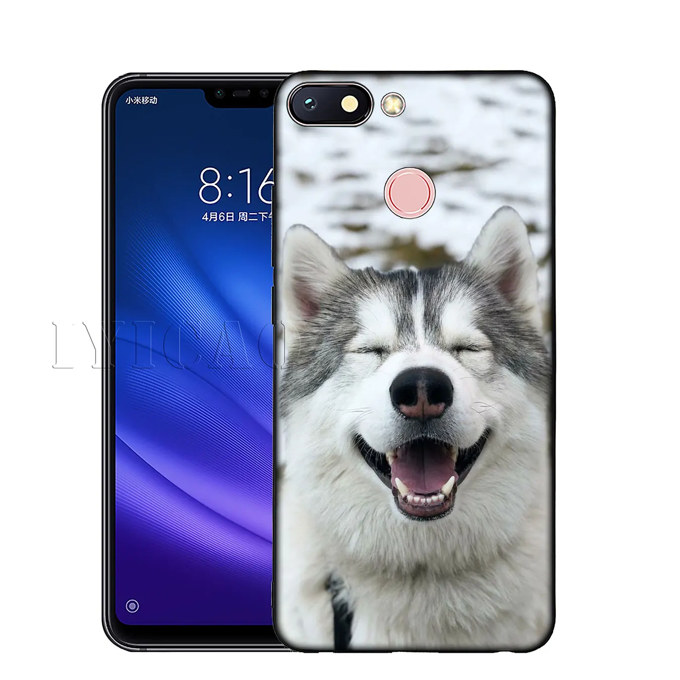 IYICAO Husky Dog cute Soft Silicone Phone Case for Xiaomi Mi 10 9 9T CC9 CC9E 8 SE A3 Pro A1 A2 Lite 6 pocophone f1 mi9 mia2 |