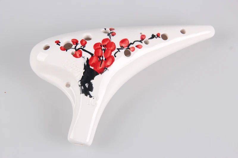 RL top quality new design professional 12 Hole Ocarina Instrument Ceramic Alto C Flute |