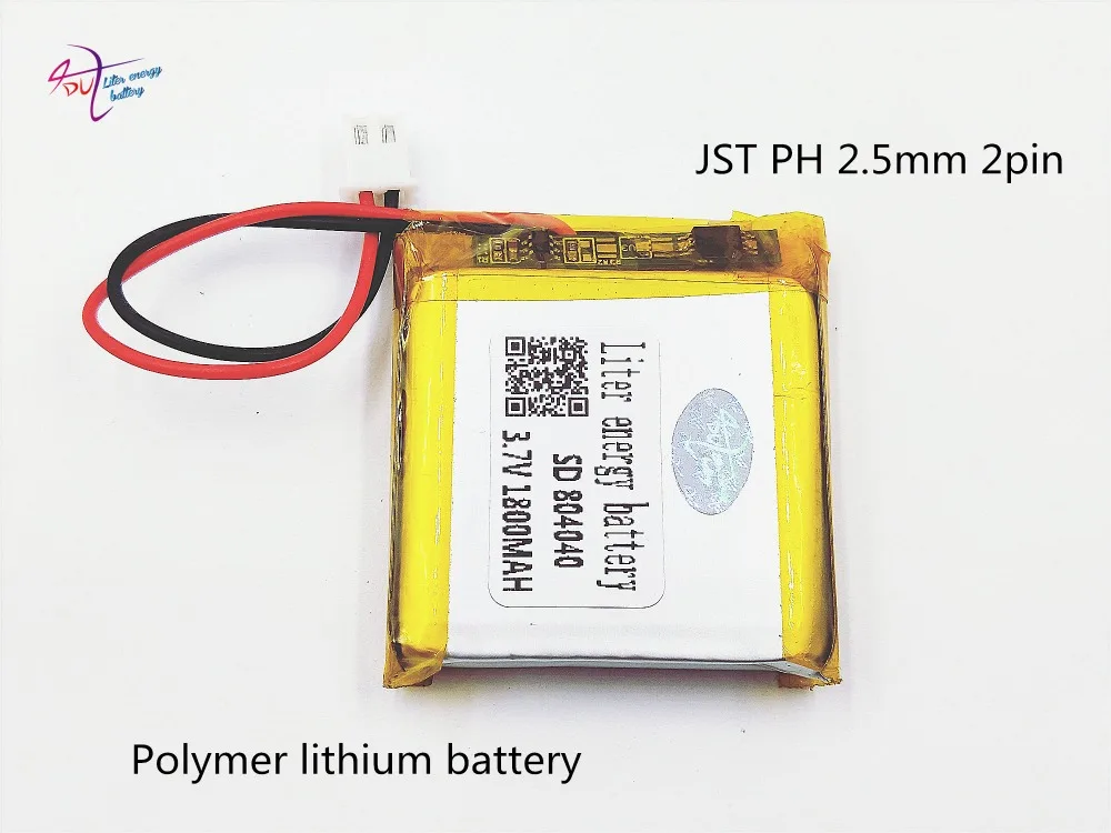 XHR 2P 2 54 1800mAh 804040 3 7 V литий полимерная батарея 853838 story machine Отслеживание мобильных