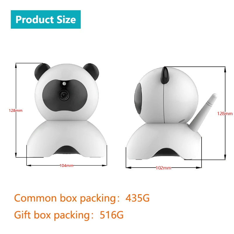 PANDUN Smart камера видеоняни и радионяни Wi Fi ИП для наблюдения 1080 P с обнаружения