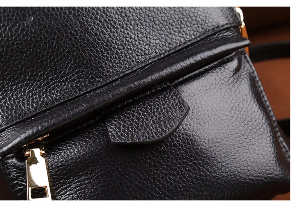 Высококачественный Женский рюкзак из натуральной кожи роскошный в стиле ретро