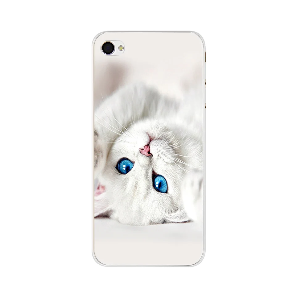Чехол для телефона iPhone 4s 4 iPhone4 S мягкий силиконовый чехол из ТПУ с модным рисунком