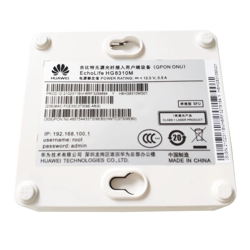 Оригинальный Hua wei HG8310M FTTH GPON ONU 1GE LAN SC APC интерфейс английская прошивка терминал
