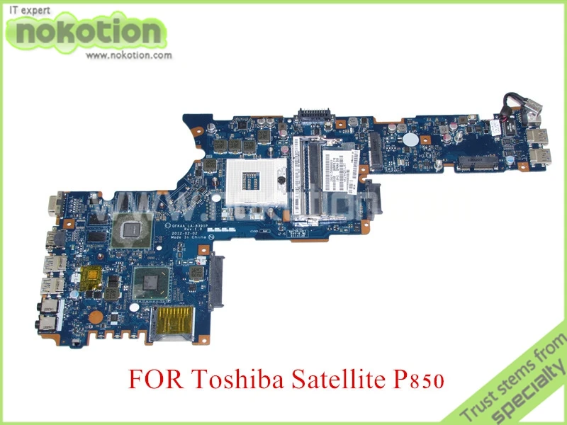 NOKOTION QFKAA LA-8391P REV 1,0 K000135200 для ноутбука toshiba satellite P850 материнская плата hd4000 GeForce GT630M