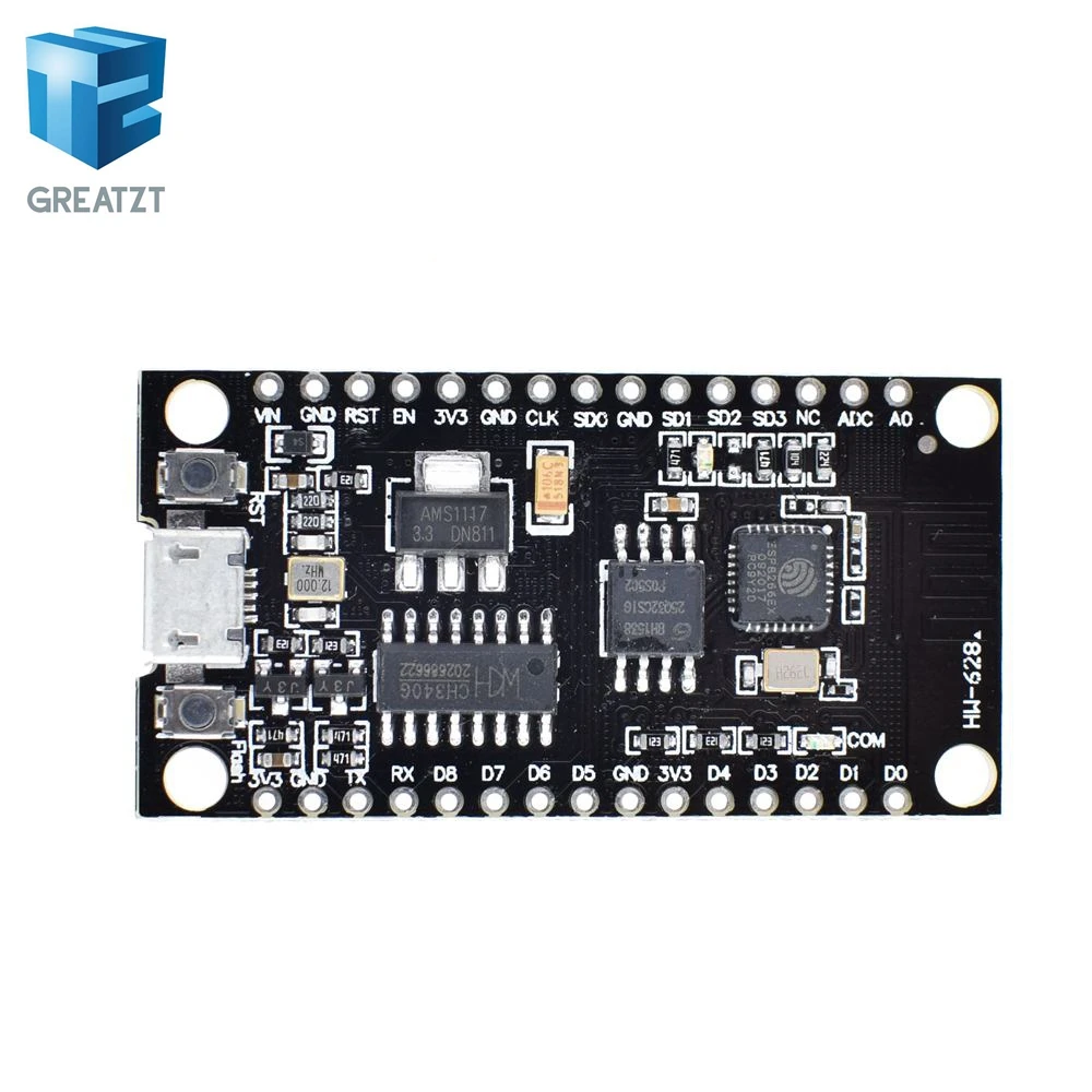 1 шт. nodemcu V3 Lua WI FI Модуль интеграции ESP8266 + Дополнительная память 32 м flash usb serial
