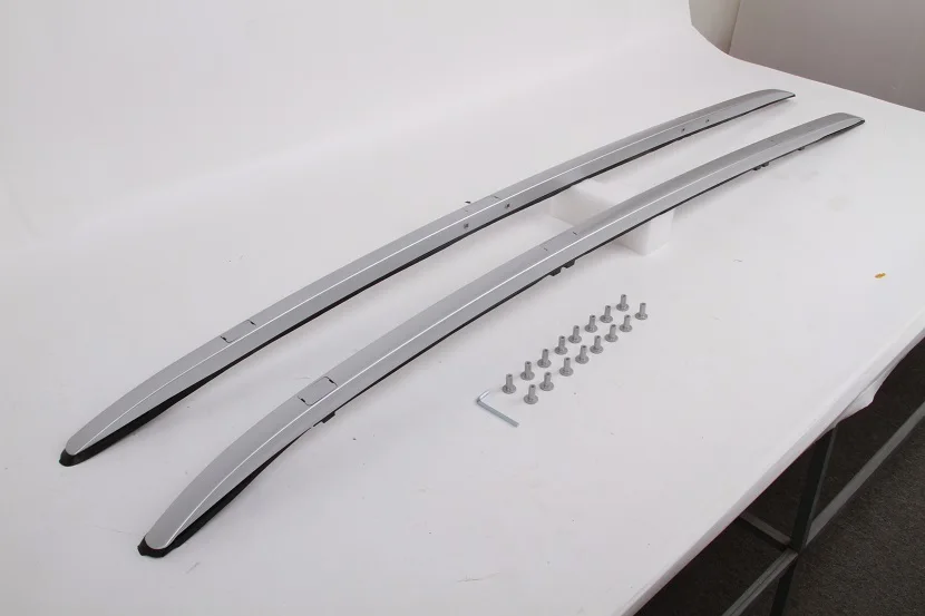 silver roof rail Алюминиевый для Хонда сrv CR-V 18 19 багажник на крышу Продольный брус крыши весы для багажа стойки поперечина - Цвет: silver roof rail