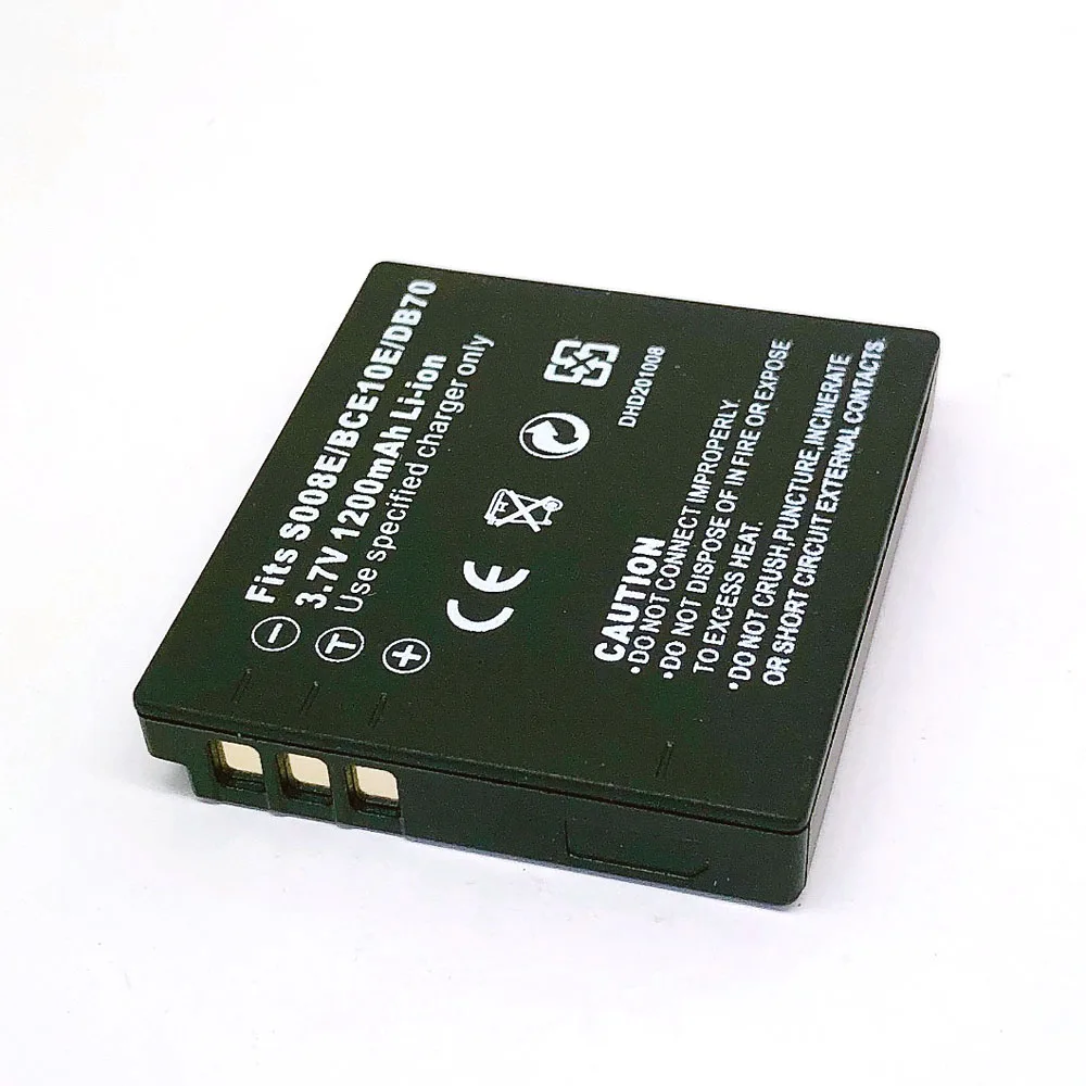 DMW BCE10 BCE10E CGA S008 VW VBJ10 DB 70 Батарея для цифрового фотоаппарата Panasonic DMC FS3 FS5 FS20 FX30 FX33 FX35
