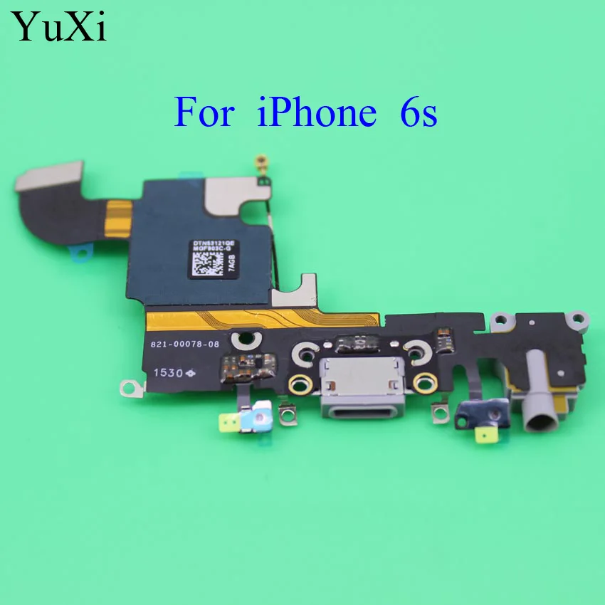 YuXi запасная часть для ремонта iphone6s 4 7 дюймов микрофон наушников кабель зарядки