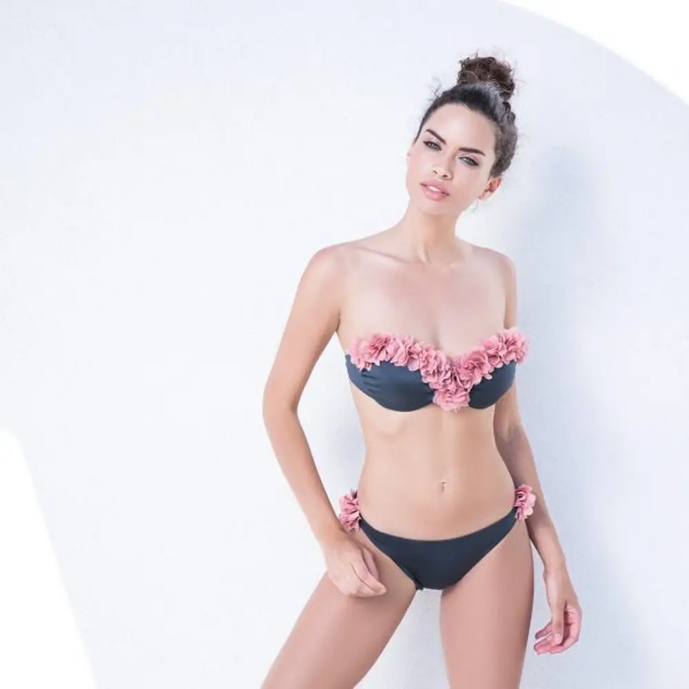 Раздельный купальник бикини Женский комплект из двух предметов мини trajes de banos mujer