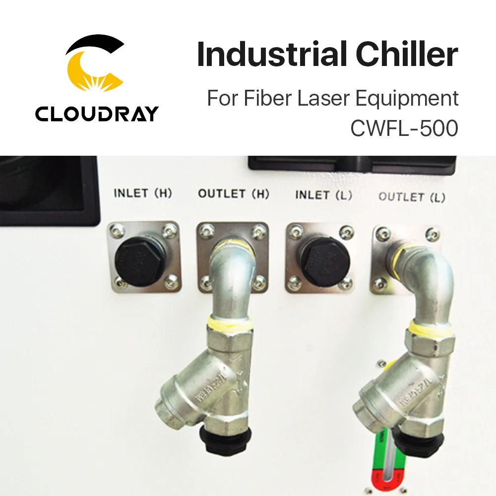 Cloudray S& A CWFL-500AN& 500BN& 500DN промышленный воздушный охладитель воды для волоконной лазерной гравировки, резки