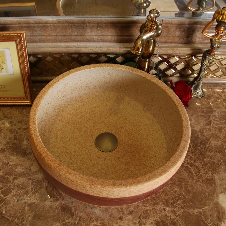 [King] Yan Hot Jingdezhen Ceramic Art Basin drum counter basin wash washbasin 1126 |