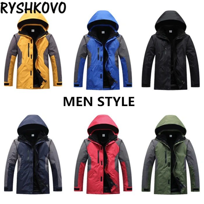 2018 горячая Распродажа Женская зимняя Лыжная куртка с одной пластиной двойная