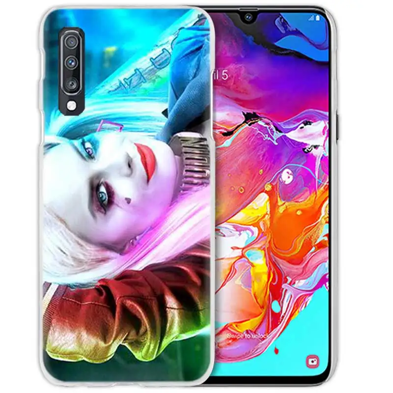 "," Харли Квинн "с принтами" отряд самоубийц "," чехол для samsung Galaxy M40 A50 A80 A70 A60 A40 A30 A20e A10 J4 J6 плюс J8 жесткий чехол из ПК для телефона