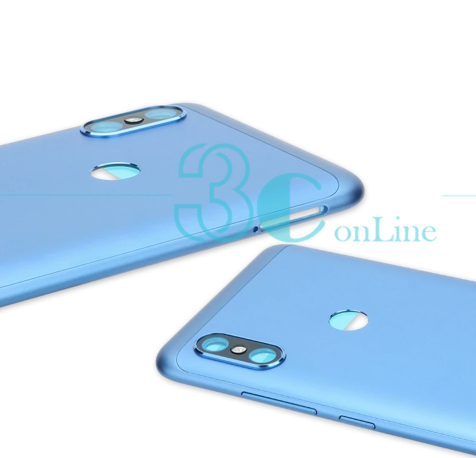 Чехол для Xiaomi Redmi Note 6 Pro, задняя крышка, корпус, дверной чехол, панель+ стекло для камеры, объектив+ боковые клавиши, запасные части