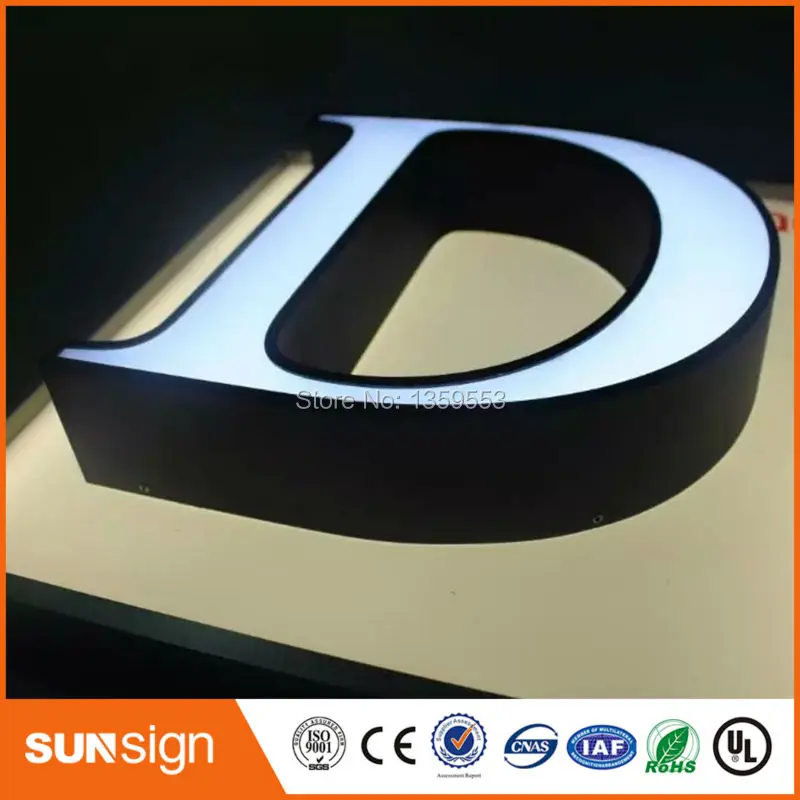 LED channel letter signs type 3d signs
