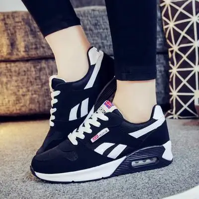 black white Женская обувь весенние кроссовки Air Zoom Макс Подушка кроссовки Женская прогулочная обувь Бег Спортивная обувь для женщин - Цвет: black white