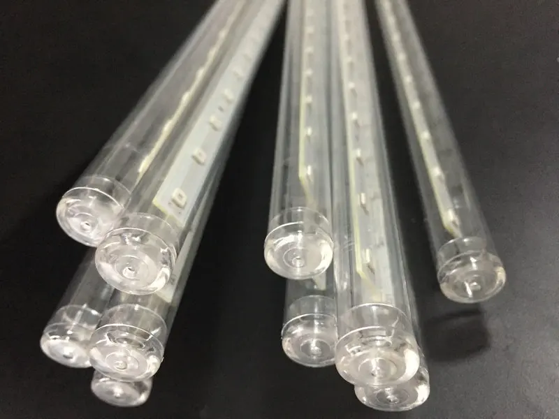 10 трубы 50 см 2835SMD 520LED метеоритный дождь светильник каскадные Рождество садовый