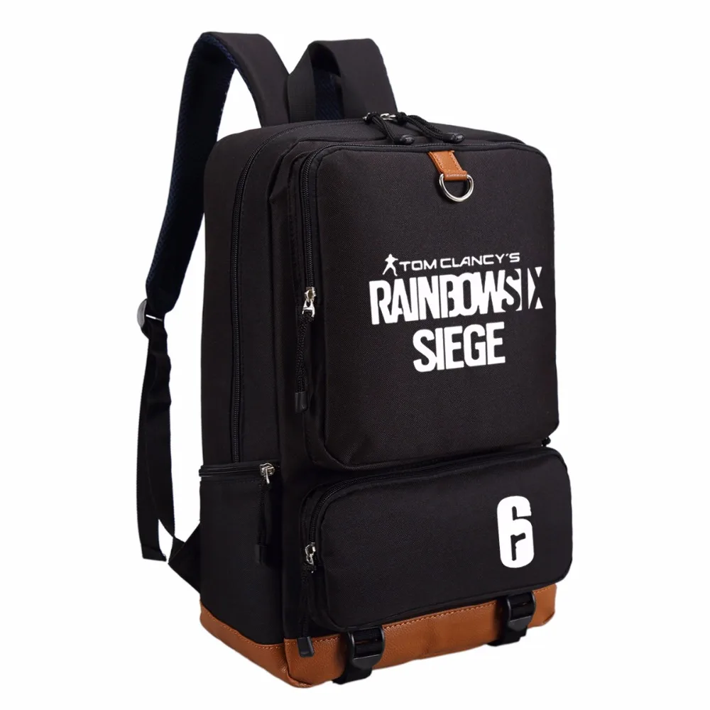 WISHOT GAME Tom Clancy's Rainbow Six Siege, рюкзак для подростков, мужчин, wo, мужские школьные сумки, дорожные сумки для ноутбука, светящиеся