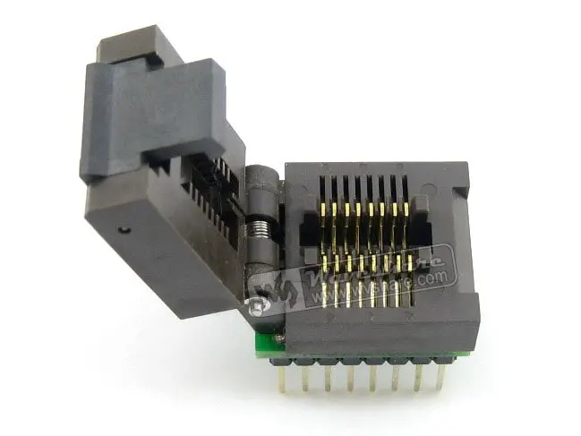 SO16 SOP16 SOIC16 В DIP16 (B) Enplas IC Программирование Тестовый Адаптер burn в Гнездо 1.27 мм