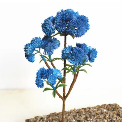 qiancenghui HT 28cm 15 Style Artificial Succulent Plants Mini Bonsai Colorful Plants Home Garden Decoration Fake Plants Succulentas DIY Plant Decor - Цвет: qiancenghui HT 28cm