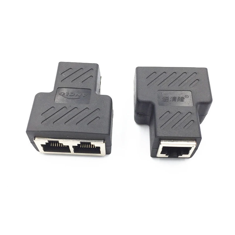 

2 шт., сетевой адаптер RJ45 для Cat5E Cat6 Cat7