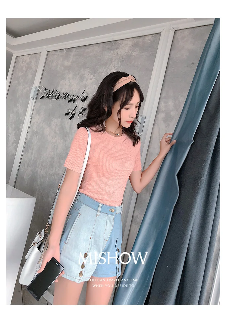 Mishow Женские джинсовые шотры MX18B2223