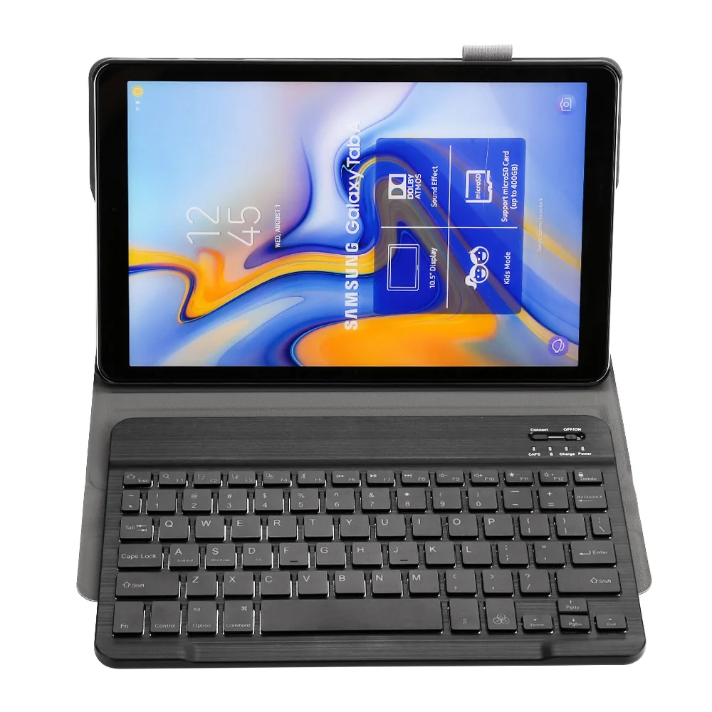 Кожаный чехол с Bluetooth клавиатурой для Samsung Tab T510 T720 T590 T580 T820 T610 T860 T870 T970 T560|Чехлы