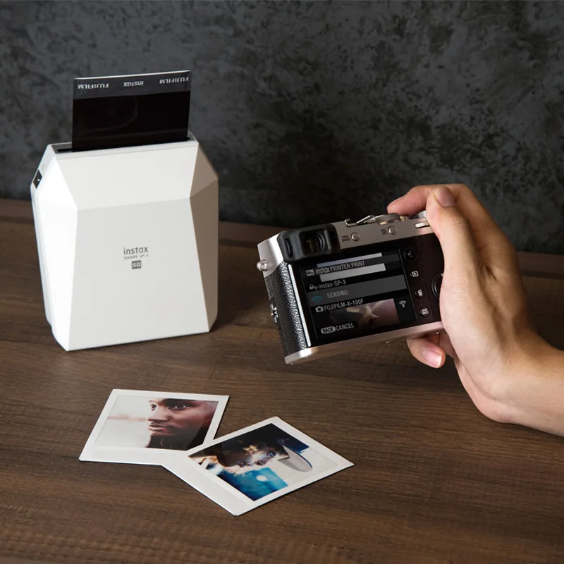 Fujifilm Instax Share SP-3 Smartphone Photo Printer + Fuji Square White Edge Instant Film for iOS Android | Электроника