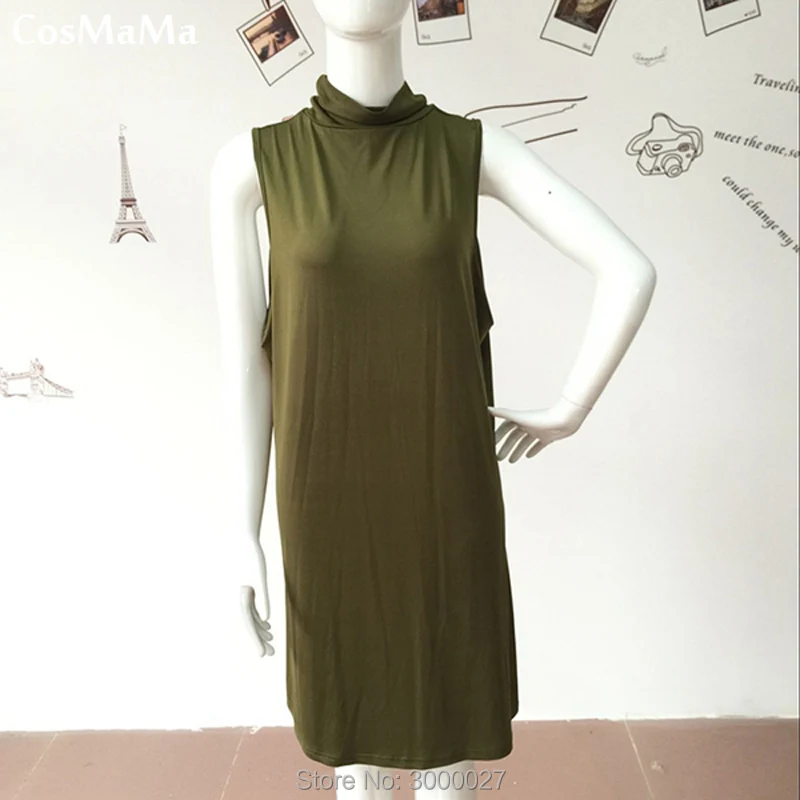 Actual Photos 2017 CosMaMa brand clothing womens fashion desigual summer sleeveless diva long knee princess sweet lace dresses | Женская