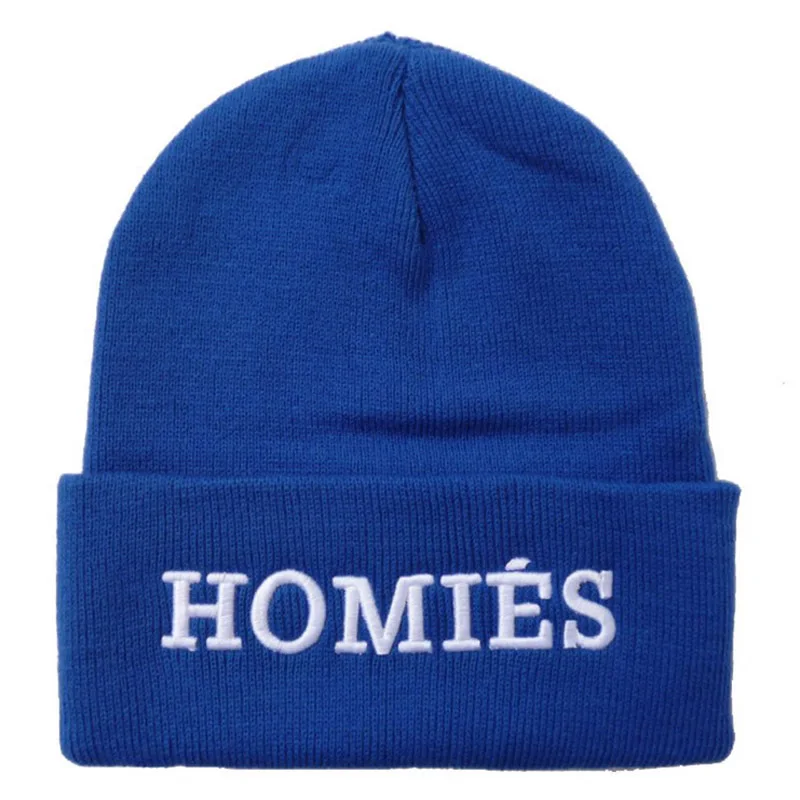 Зимние шапки для женщин HOMIES 3D стереоскопическая Вышитая шерстяная трикотажная шапочка хип-хоп шляпа Новое поступление шапочки мужские зимние шапки