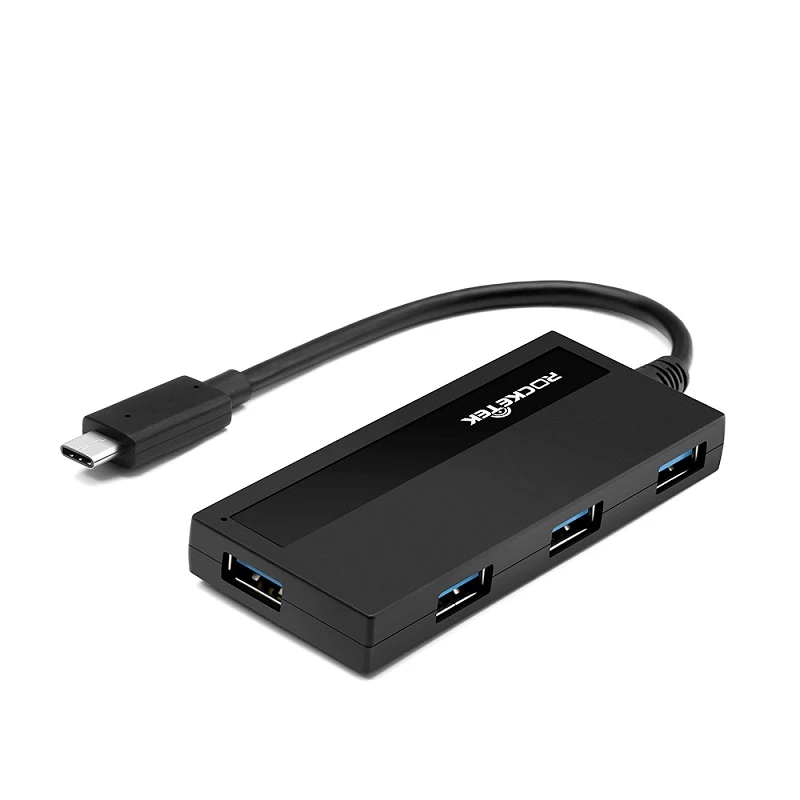 Rocketek мульти otg usb type c 3,0 концентратор 4 порта type-c адаптер usb-c разветвитель интерфейс питания для MacBook Air ПК Аксессуары для ноутбуков - Цвет: Type c 3.0