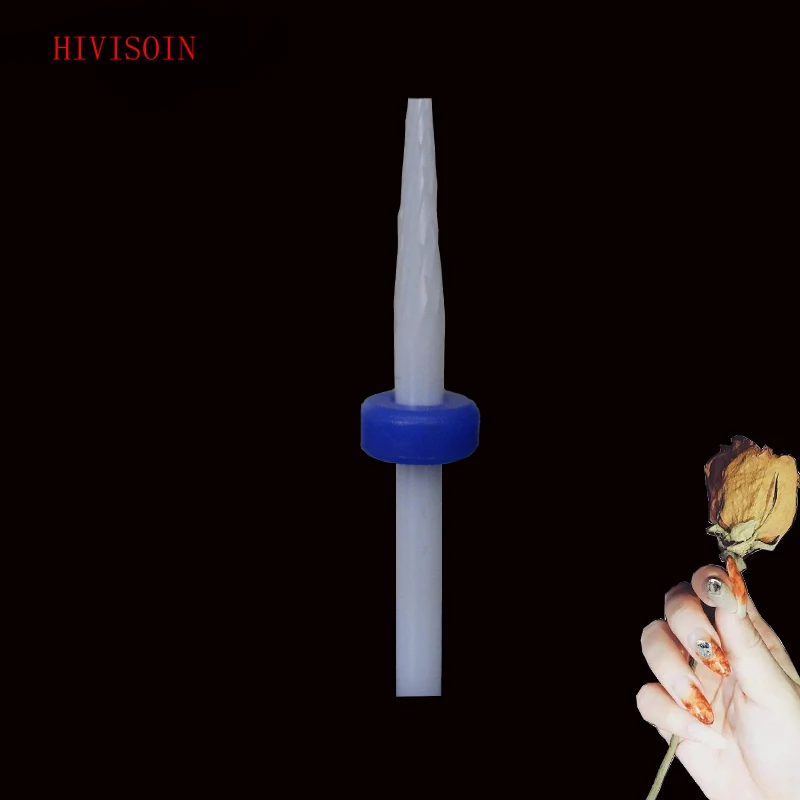 

5Pcs White Ceramic Nail Drill Bit - Roundl Bit - M (0118.023)